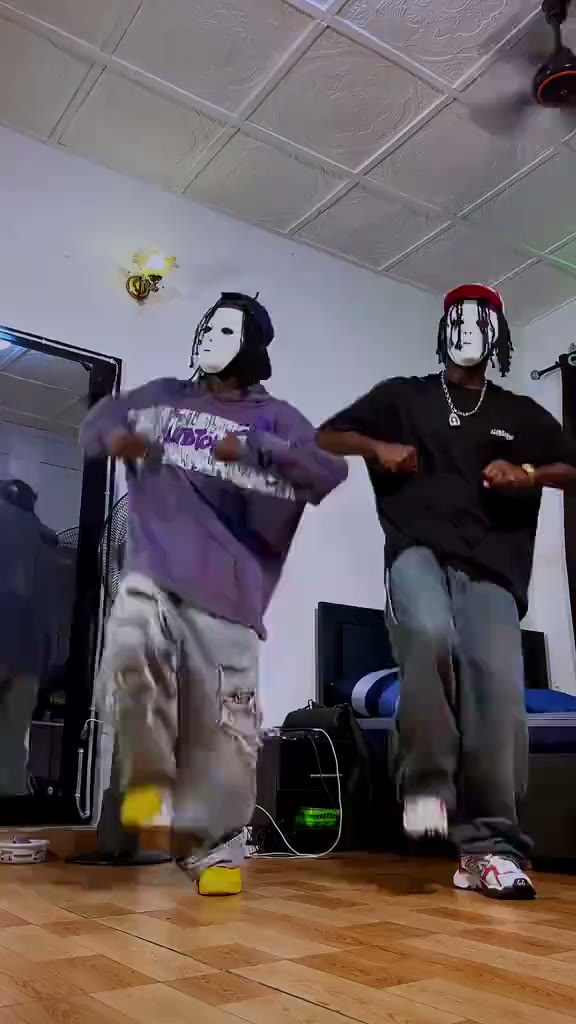 Duo routine reference: two dancers for the first 15 seconds, with the matching music. Supplied reference, not a customer video.